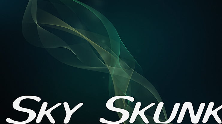 Sky Skunk Font
