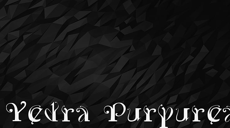 Yedra Purpurea Font