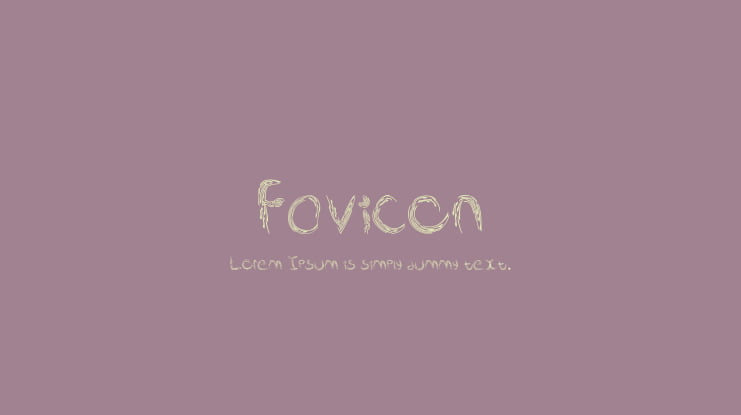Favicon Font