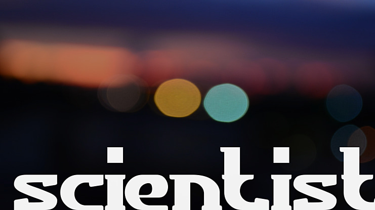 scientist Font