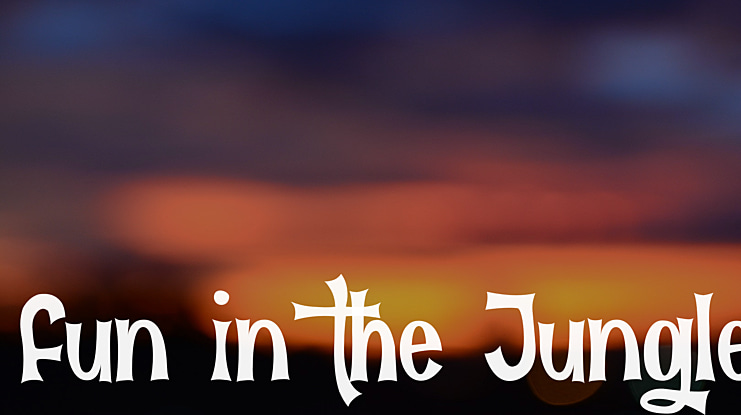 Fun in the Jungle Font