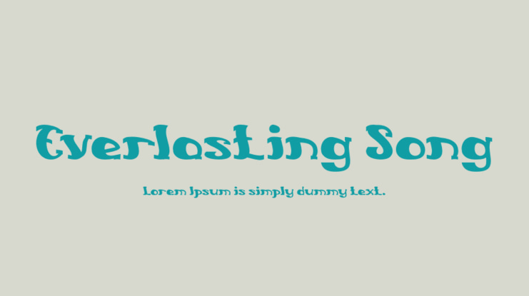Everlasting Song Font Family