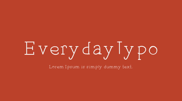 EverydayTypo Font