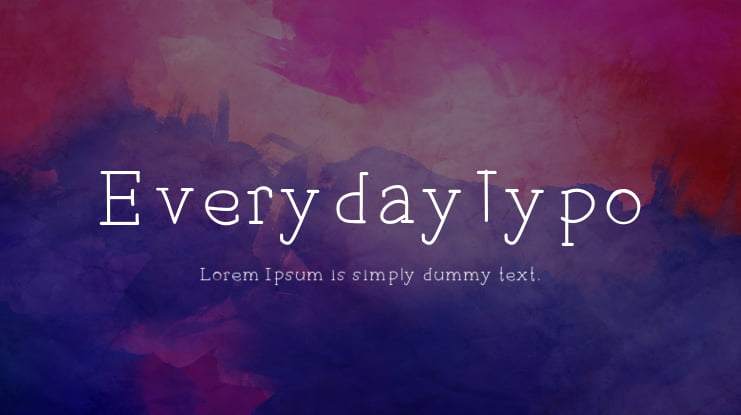 EverydayTypo Font