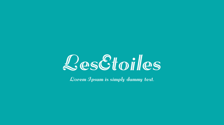 LesEtoiles Font