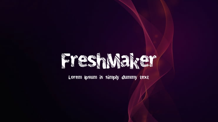FreshMaker Font