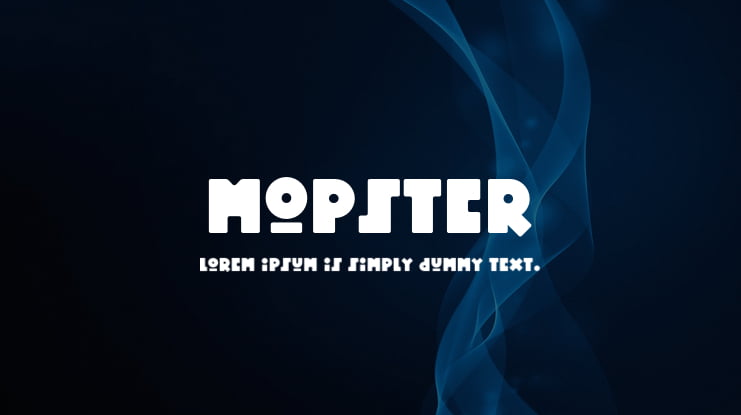 Mopster Font