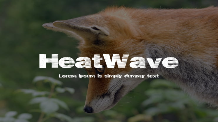 HeatWave Font