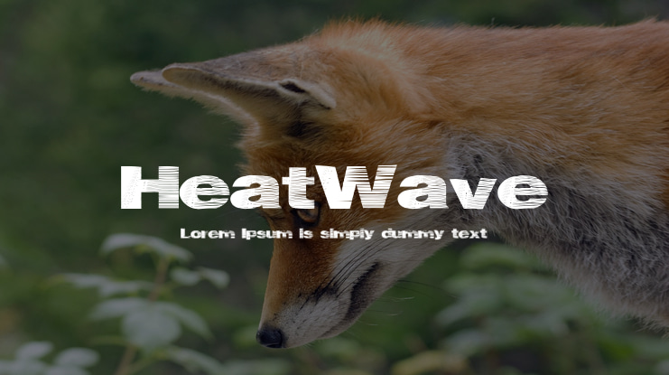 HeatWave Font