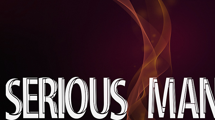 Serious Man Font