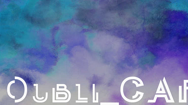 Oubli_CAP Font