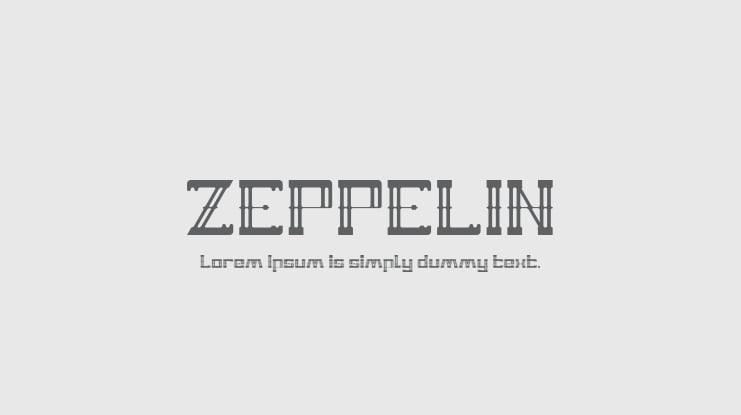 ZEPPELIN Font Family