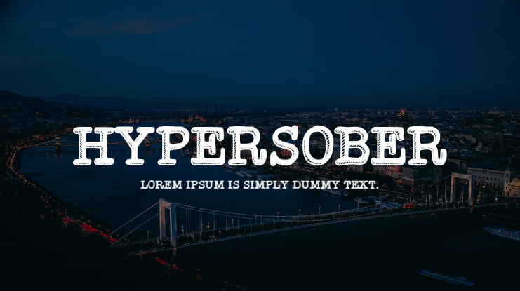 Hypersober Font