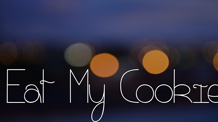 Eat My Cookie Font
