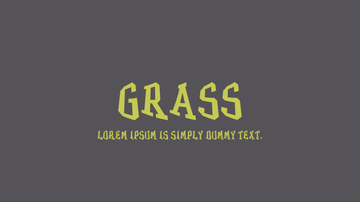 GRASS Font