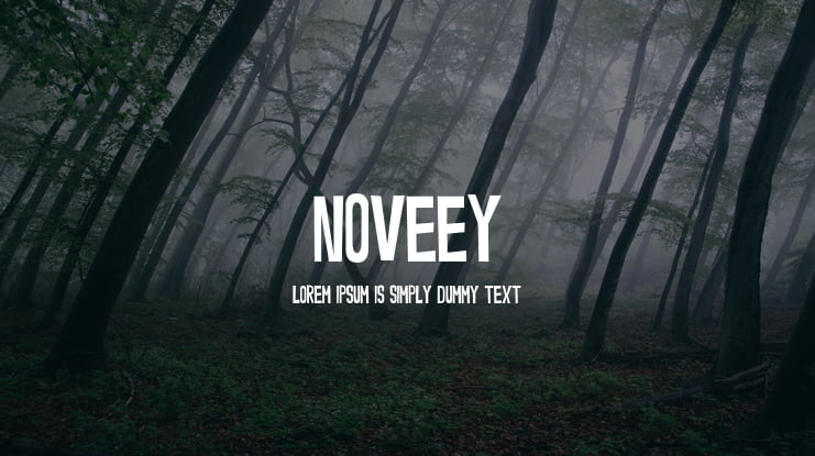 Noveey Font Family