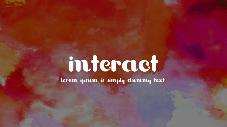 Interact Font