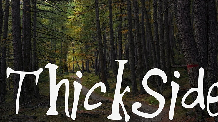 ThickSide Font
