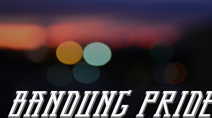 Bandung Pride Font