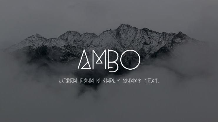Ambo Font