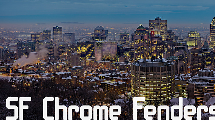 SF Chrome Fenders Font Family