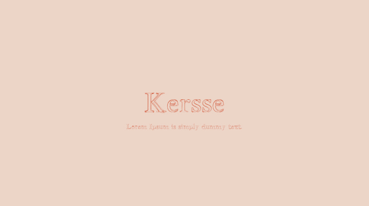 Kersse Font