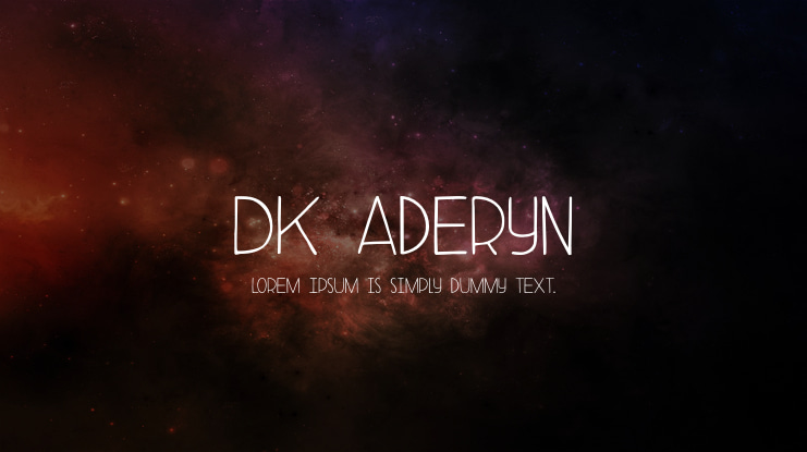 DK Aderyn Font