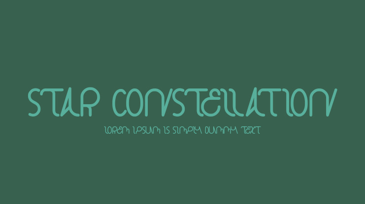 star constellation Font