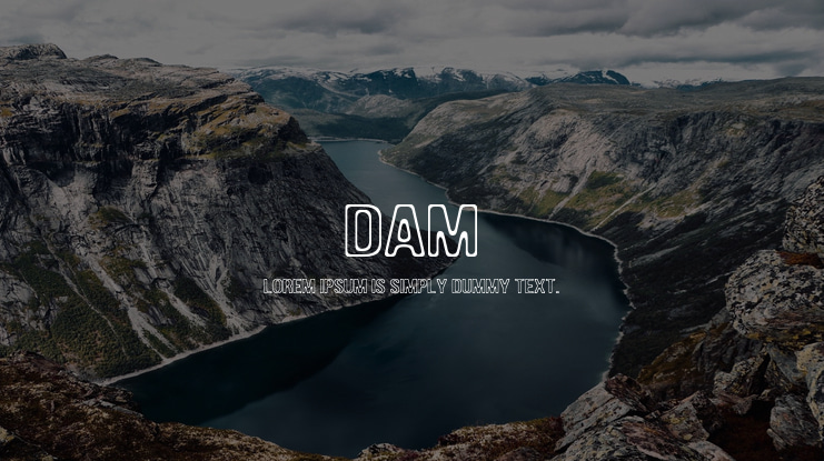 DAM Font