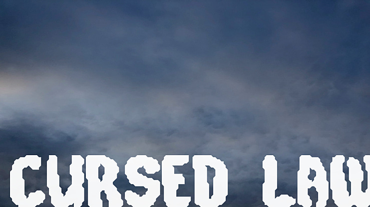 Cursed Law Font Family