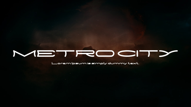 METRO CITY Font Family