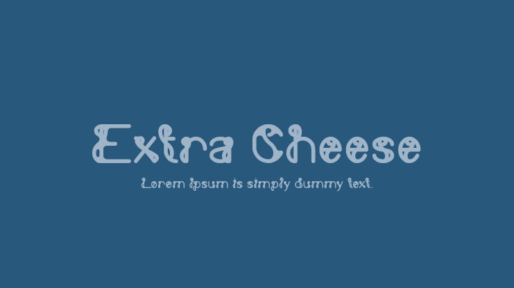 Extra Cheese Font Family