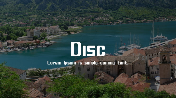 Disc Font Family