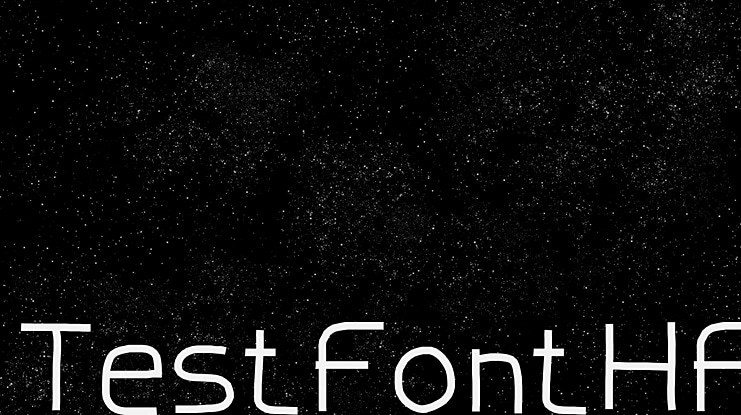 TestFontHF Font