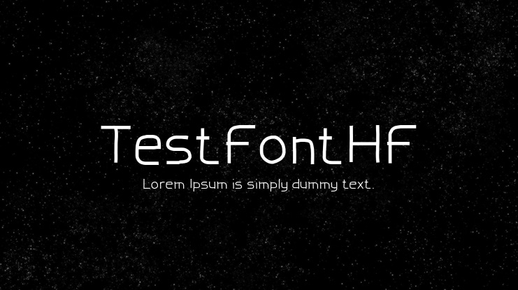 TestFontHF Font