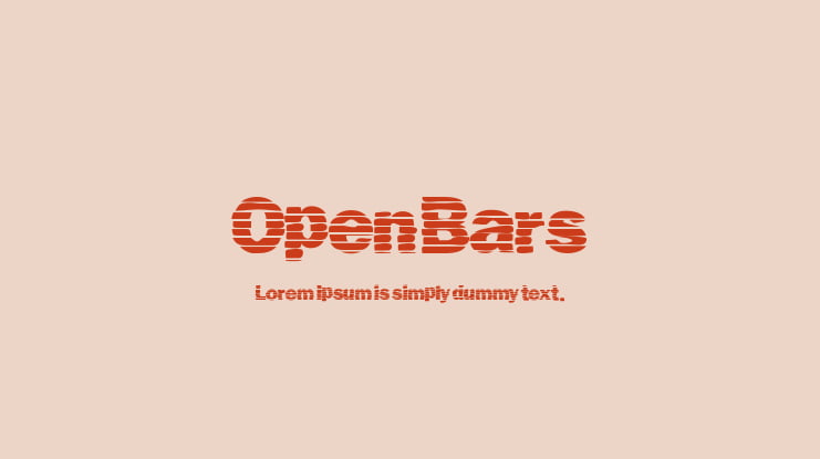 OpenBars Font