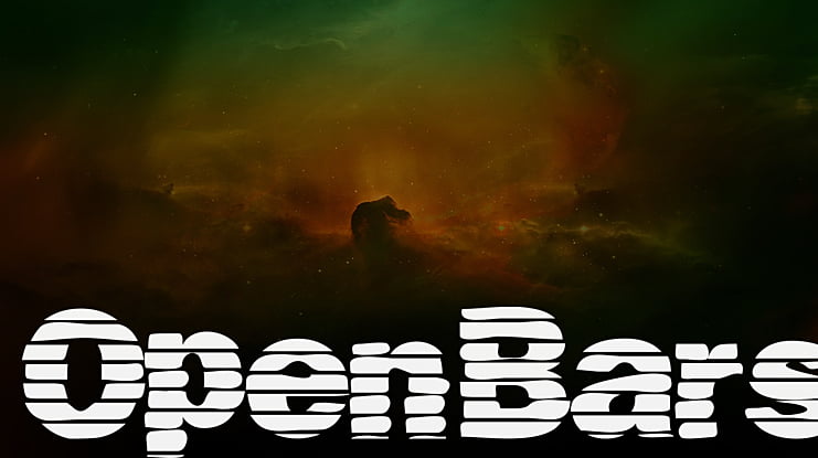 OpenBars Font