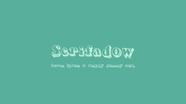Serifadow Font