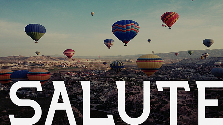 SALUTE Font Family