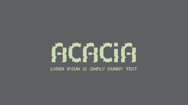 acacia Font