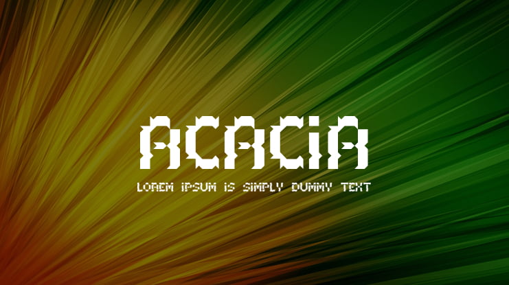 acacia Font