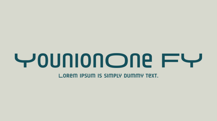 YounionOne FY Font