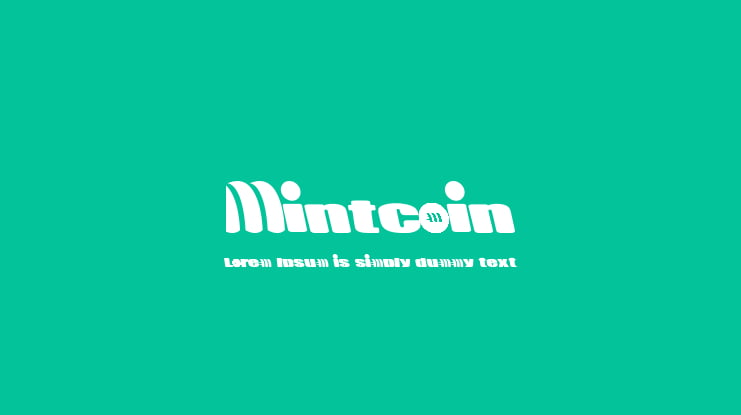 Mintcoin Font