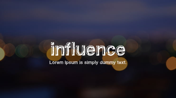 influence Font
