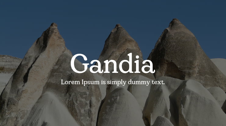 Gandia Font