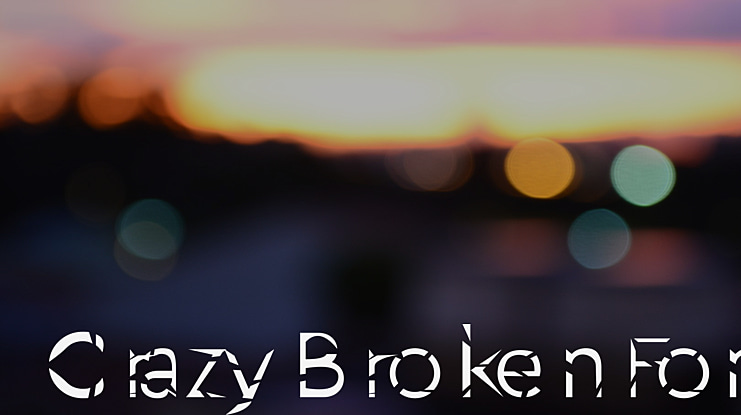 CrazyBrokenFont Font