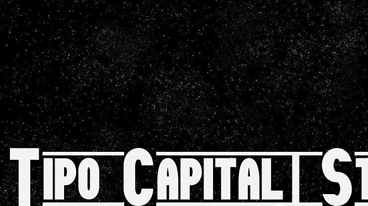 Tipo Capital1 St Font