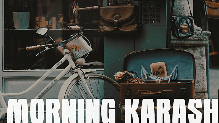 Morning Karashi Font