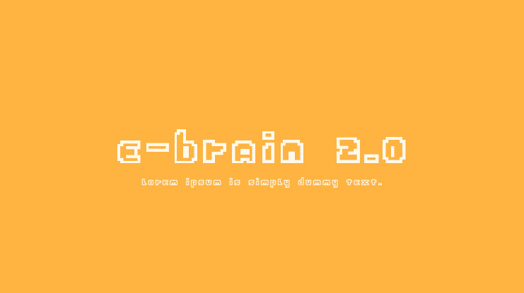 E-Brain 2.0 Font