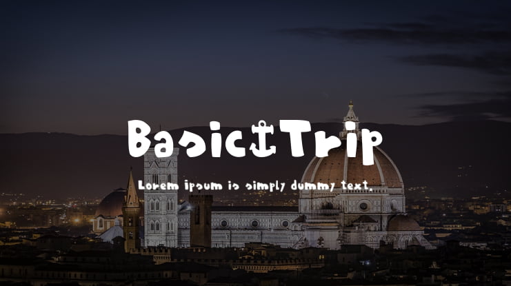 Basic-Trip Font